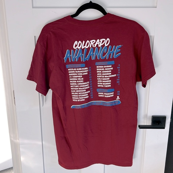 Colorado Avalanche Hockey 2022 Stanley Cup Champions Shirt Size M NWT - Picture 5 of 5